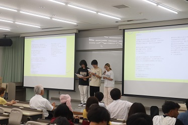 中国留学生による歌「ありがとう」