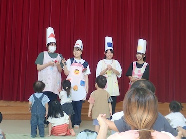 保育実践ゼミ（梅田ゼミ）が「親子わくわく教室」で未就園児と触れ合いました！