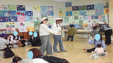 学びの森fes.でちびっこ音楽隊始動！！　保育実践ゼミ（梅田ゼミ）