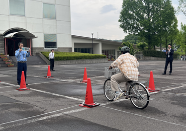 留学生自転車講習会