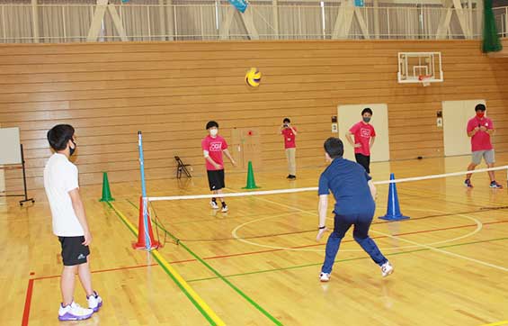 スポーツ健康科学科スポーツ体験の様子