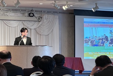 ゼミ活動で感じた課題を将来の展望を共有することで、地域づくりにおける新たな視点を提示(中路陽沙未さん)
