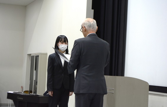 日本ソーシャルワーク教育学校連盟会長表彰（精神保健福祉士） 竹田　奏恵さん